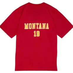 Mitchell & Ness T-Shirts & Tops-Womens N&N Fashion Top Kansas City Chiefs Joe Montana