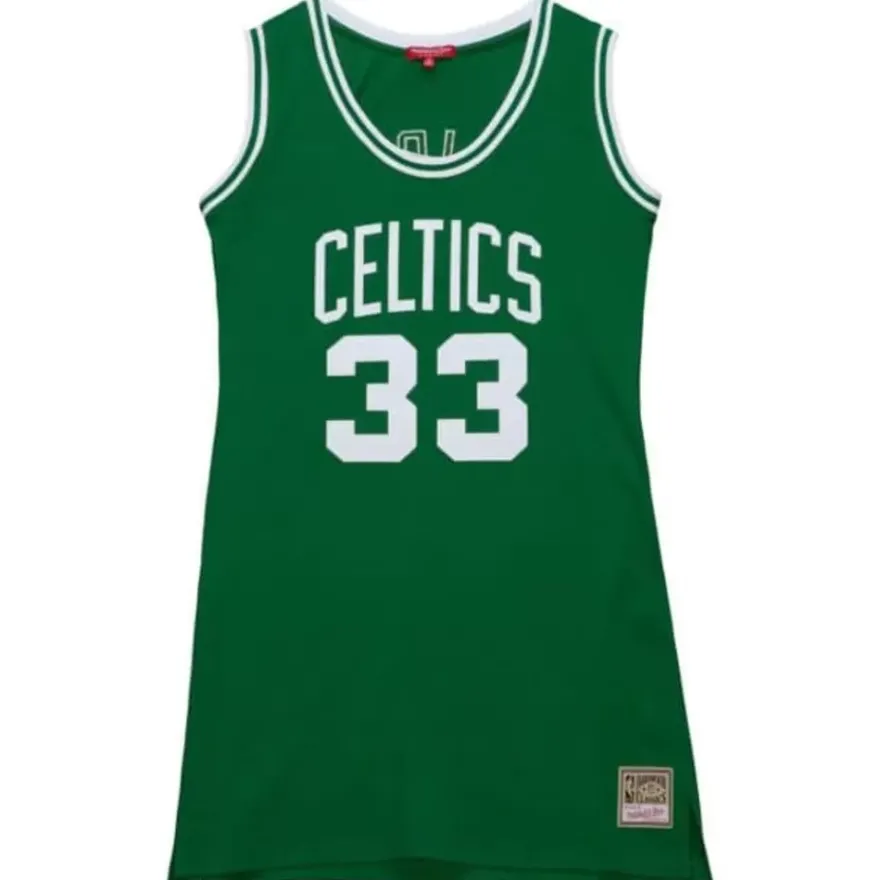 Mitchell & Ness T-Shirts & Tops-Womens N&N Jersey Dress Boston Celtics 1985 Larry Bird
