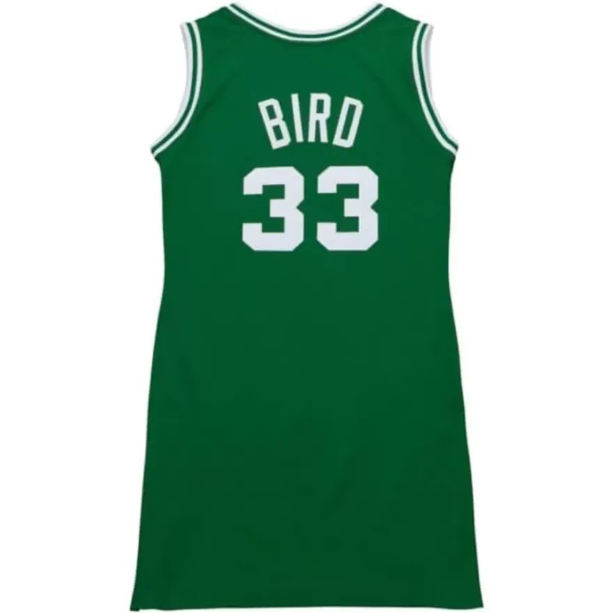 Mitchell & Ness T-Shirts & Tops-Womens N&N Jersey Dress Boston Celtics 1985 Larry Bird