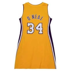Mitchell & Ness T-Shirts & Tops-Womens N&N Jersey Dress Los Angeles Lakers 1999 Shaquille O'Neal