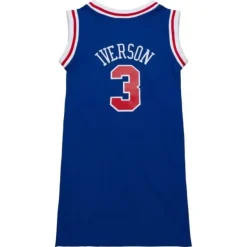 Mitchell & Ness T-Shirts & Tops-Womens N&N Jersey Dress Philadelphia 76Ers 1996 Allen Iverson