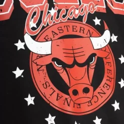Mitchell & Ness T-Shirts & Tops-Womens Oversized Ls Tee Chicago Bulls