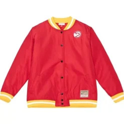 Mitchell & Ness Jackets & Outerwear-Womens Puffer Jacket Atlanta Hawks
