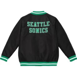 Mitchell & Ness Jackets & Outerwear-Womens Puffer Jacket Seattle Supersonics