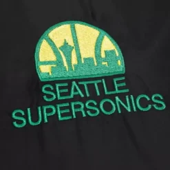 Mitchell & Ness Jackets & Outerwear-Womens Puffer Jacket Seattle Supersonics