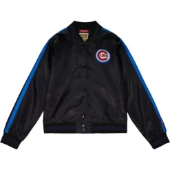 Mitchell & Ness Jackets & Outerwear-Women'S Raglan Satin Jacket Chicago Cubs
