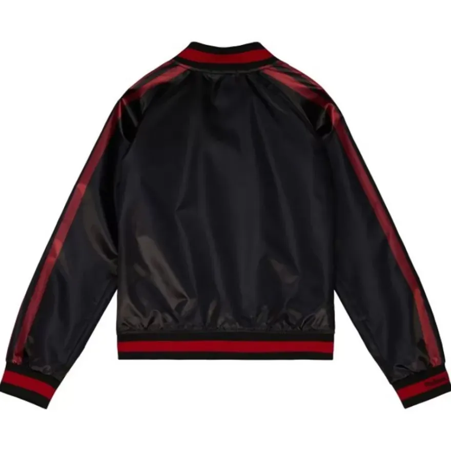 Mitchell & Ness Jackets & Outerwear-Women'S Raglan Satin Jacket Chicago Blackhawks