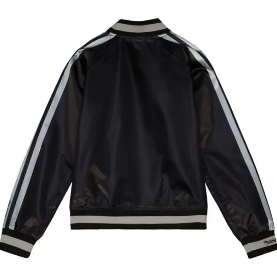 Mitchell & Ness Jackets & Outerwear-Women'S Raglan Satin Jacket Oakland Raiders