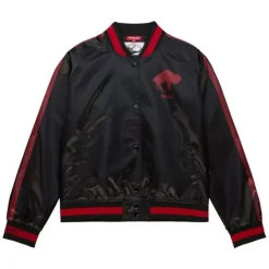 Mitchell & Ness Jackets & Outerwear-Women'S Raglan Satin Jacket Buffalo Bills