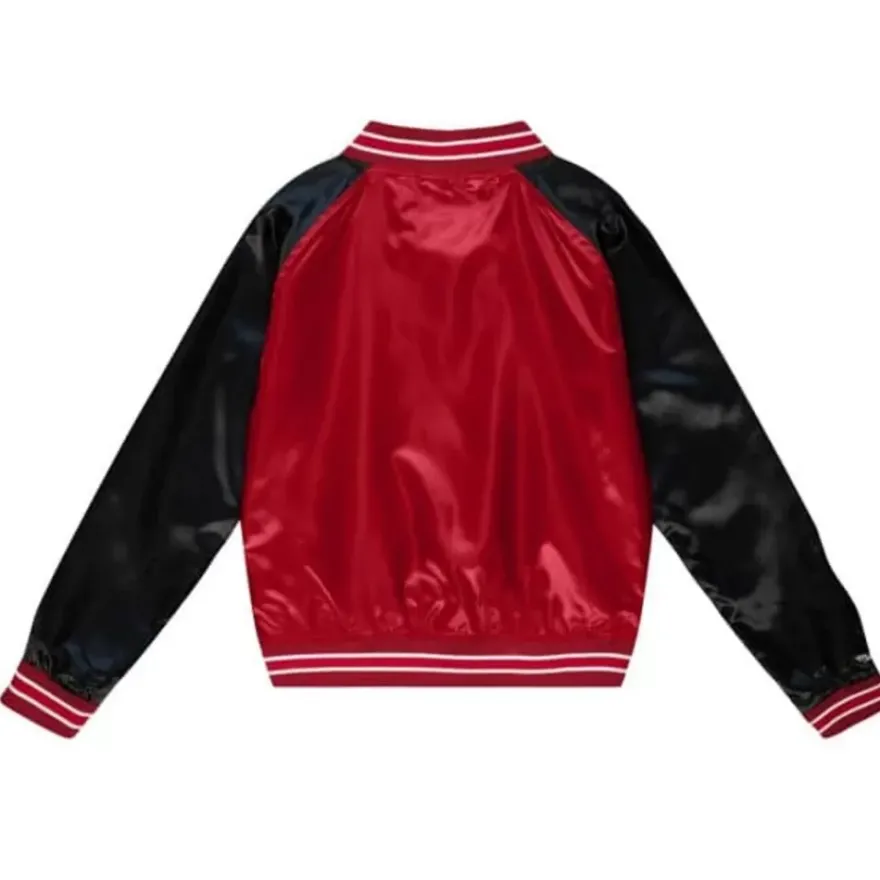 Mitchell & Ness Jackets & Outerwear-Womens Satin Jacket 2.0 Chicago Bulls