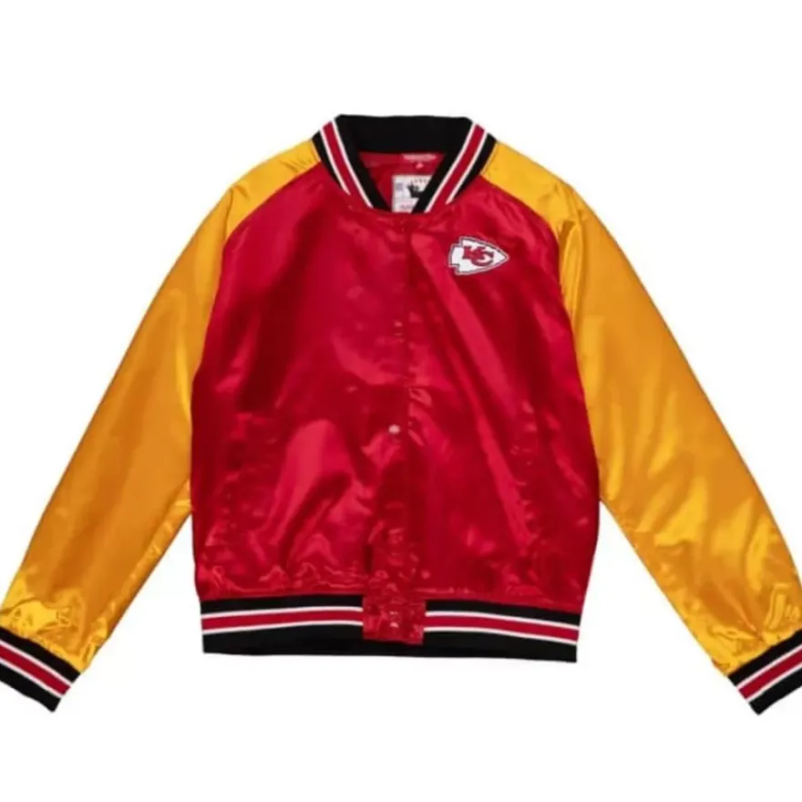 Mitchell & Ness Jackets & Outerwear-Women'S Satin Jacket 2.0 Kansas City Chiefs