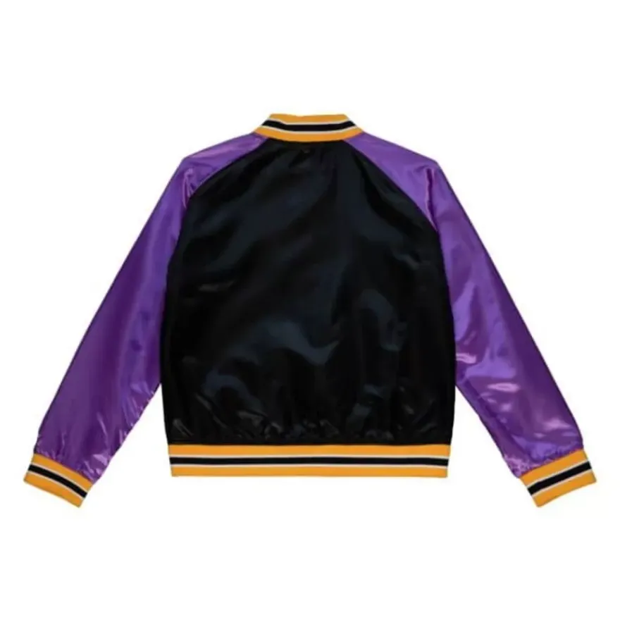 Mitchell & Ness Jackets & Outerwear-Womens Satin Jacket 2.0 Los Angeles Lakers