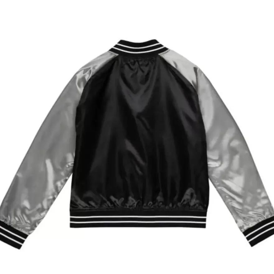 Mitchell & Ness Jackets & Outerwear-Women'S Satin Jacket 2.0 Oakland Raiders