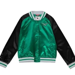 Mitchell & Ness Jackets & Outerwear-Women'S Satin Jacket 2.0 Philadelphia Eagles