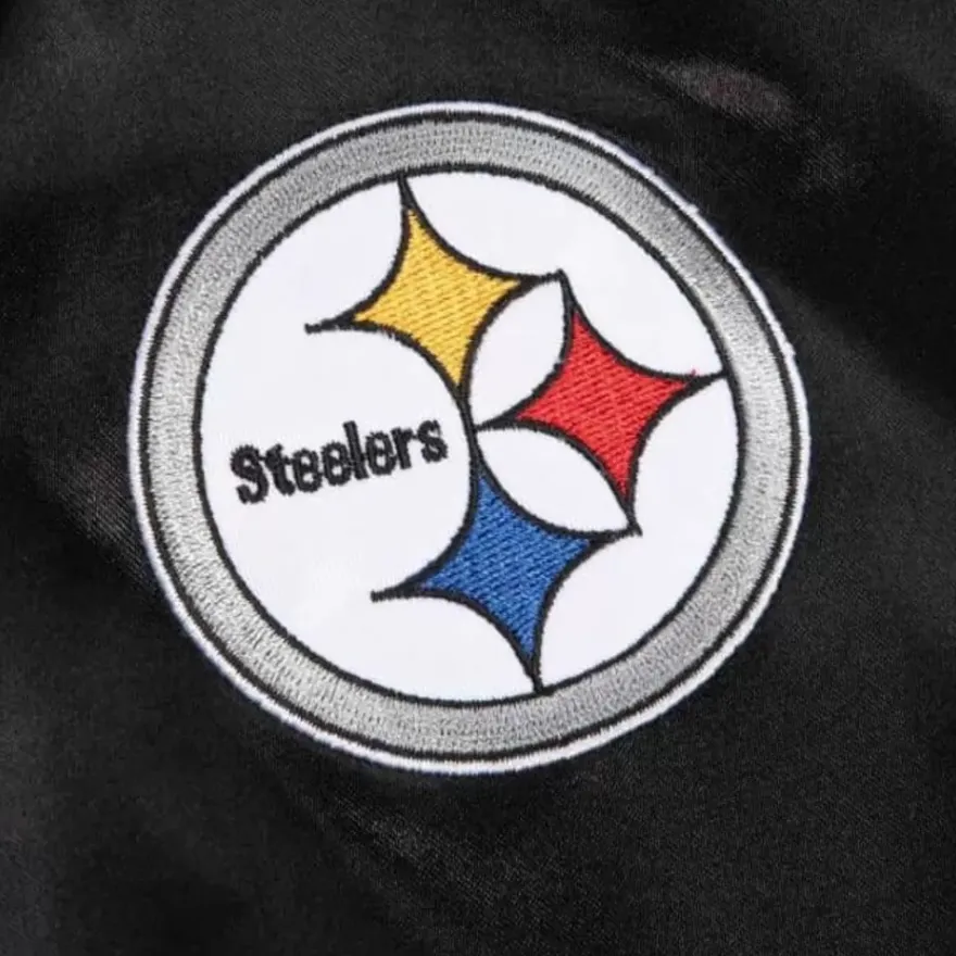 Mitchell & Ness Jackets & Outerwear-Women'S Satin Jacket 2.0 Pittsburgh Steelers
