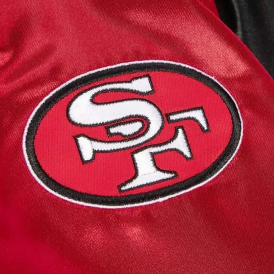 Mitchell & Ness Jackets & Outerwear-Women'S Satin Jacket 2.0 San Francisco 49Ers