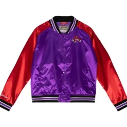 Mitchell & Ness Jackets & Outerwear-Women'S Satin Jacket 2.0 Toronto Raptors