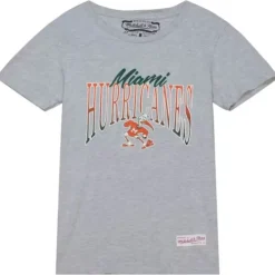 Mitchell & Ness T-Shirts & Tops-Women'S Script Arc Tee University Of Miami