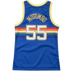 Mitchell & Ness Nba Swingman-Women'S Swingman Jersey Denver Nuggets 1991-92 Dikembe Mutombo