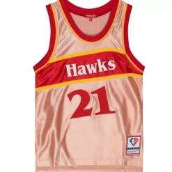 Mitchell & Ness Nba Swingman-Womens 75Th Anniversary Rose Gold Swingman Dominique Wilkins Atlanta Hawks 1986-87 Jersey