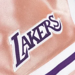 Mitchell & Ness Shorts-Womens 75Th Anniversary Rose Gold Shorts Los Angeles Lakers
