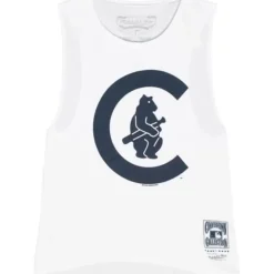 Mitchell & Ness T-Shirts & Tops-Womens Tonal Logo Story Tank Chicago Cubs