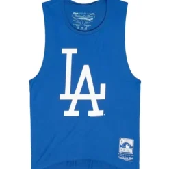 Mitchell & Ness T-Shirts & Tops-Womens Tonal Logo Story Tank Los Angeles Dodgers