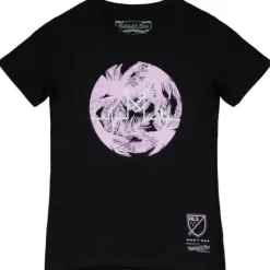 Mitchell & Ness T-Shirts & Tops-Womens Tropic Heart Beat Tee Inter Miami Cf