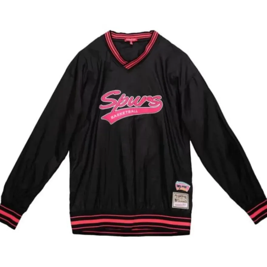 Mitchell & Ness T-Shirts & Tops-Women'S V-Neck Pullover San Antonio Spurs