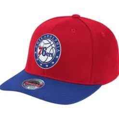 Mitchell & Ness Snapback-Wool 2 Tone Classic Red Snapback Philadelphia 76Ers