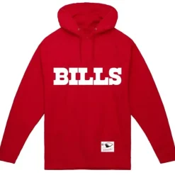 Mitchell & Ness Hoodies & Sweatshirts-Wordmark 1 Hoodie Buffalo Bills
