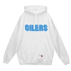 Mitchell & Ness Hoodies & Sweatshirts-Wordmark 1 Hoodie Houston Oilers