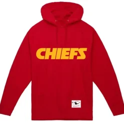 Mitchell & Ness Hoodies & Sweatshirts-Wordmark 1 Hoodie Kansas City Chiefs
