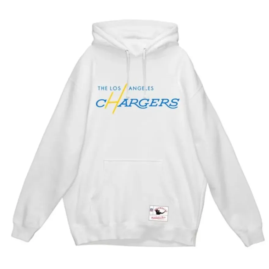 Mitchell & Ness Hoodies & Sweatshirts-Wordmark 2 Hoodie Los Angeles Chargers