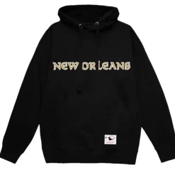 Mitchell & Ness Hoodies & Sweatshirts-Wordmark 1 Hoodie New Orleans Saints