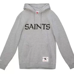 Mitchell & Ness Hoodies & Sweatshirts-Wordmark 2 Hoodie New Orleans Saints