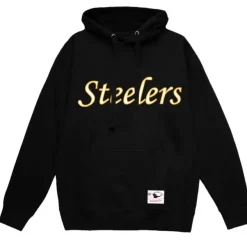 Mitchell & Ness Hoodies & Sweatshirts-Wordmark 1 Hoodie Pittsburgh Steelers