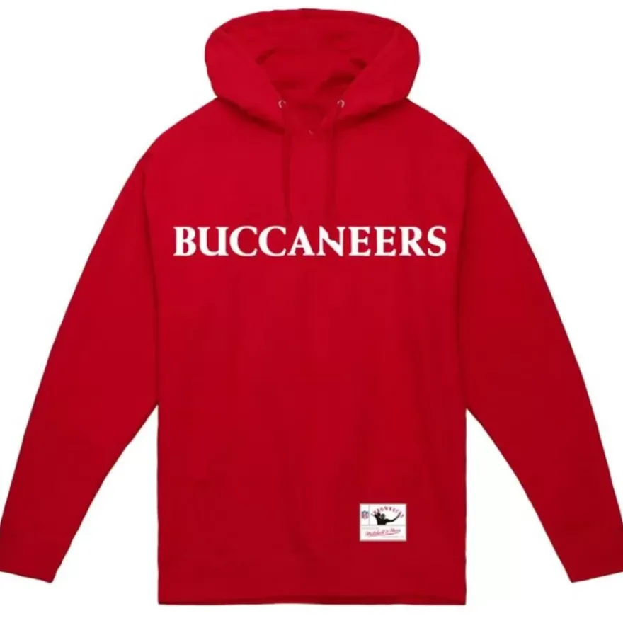 Mitchell & Ness Hoodies & Sweatshirts-Wordmark 1 Hoodie Tampa Bay Buccaneers