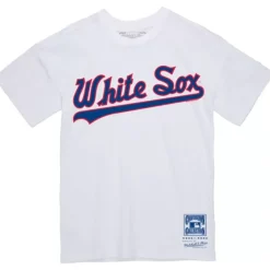 Mitchell & Ness T-Shirts & Tops-Wordmark 1 Tee Chicago White Sox