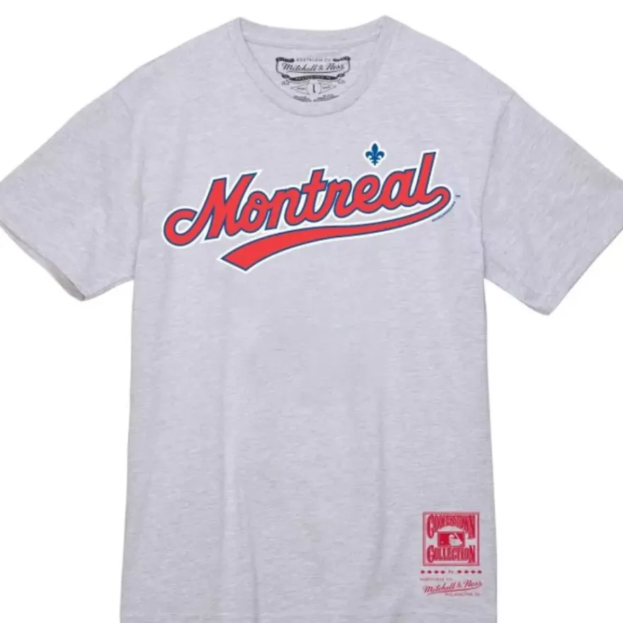 Mitchell & Ness T-Shirts & Tops-Wordmark 1 Tee Montreal Expos