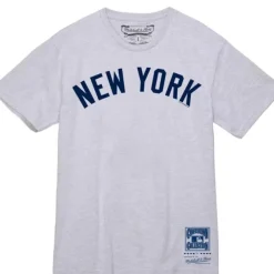 Mitchell & Ness T-Shirts & Tops-Wordmark 1 Tee New York Yankees