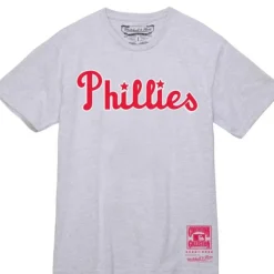 Mitchell & Ness T-Shirts & Tops-Wordmark 1 Tee Philadelphia Phillies