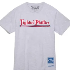 Mitchell & Ness T-Shirts & Tops-Wordmark 2 Tee Philadelphia Phillies
