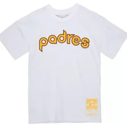 Mitchell & Ness T-Shirts & Tops-Wordmark 2 Tee San Diego Padres