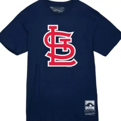 Mitchell & Ness T-Shirts & Tops-Wordmark 2 Tee St. Louis Cardinals