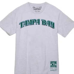 Mitchell & Ness T-Shirts & Tops-Wordmark 2 Tee Tampa Bay Rays