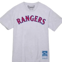 Mitchell & Ness T-Shirts & Tops-Wordmark 1 Tee Texas Rangers