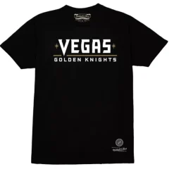 Mitchell & Ness T-Shirts & Tops-Wordmark 1 Tee Vegas Golden Knights