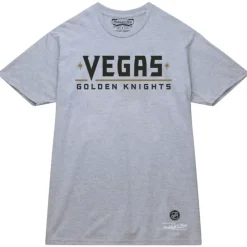 Mitchell & Ness T-Shirts & Tops-Wordmark 1 Tee Vegas Golden Knights