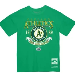 Mitchell & Ness T-Shirts & Tops-World Series 1989 Tee Oakland Athletics